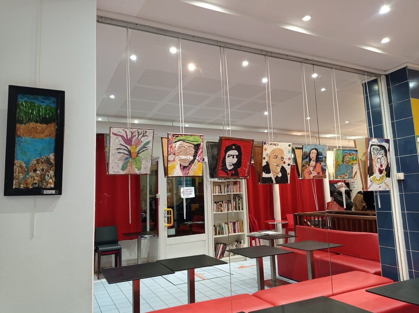 art visuel et pastel sur papier